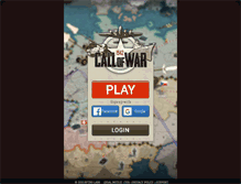 Tablet Screenshot of callofwar.com